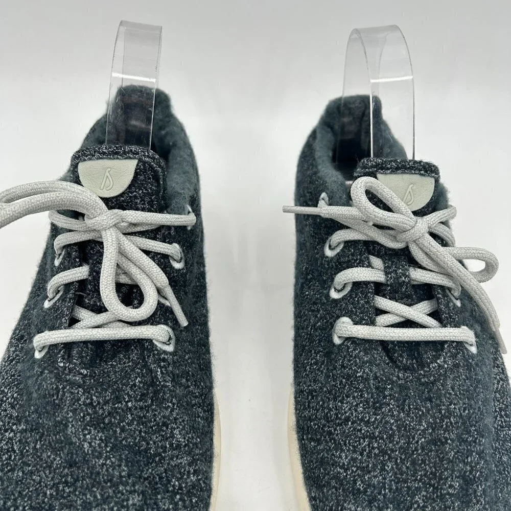 ALLBIRDS Women's Gray Wool Washable Lace Up Running Sneakers Shoes Size 9